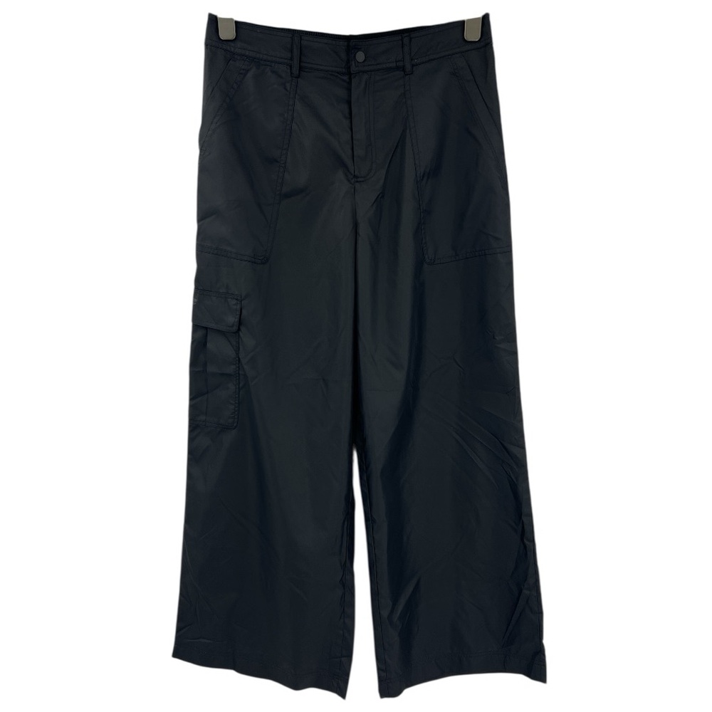 Fabletics Ripstop Cargo Wide Leg lightweight Blac… - image 3